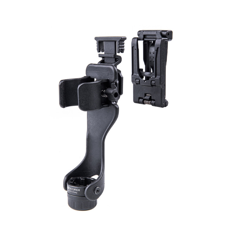 Porte-bâton rotatif V75 pour bâton télescopique – fixation ceinture 360° Porte-bâton rotatif V75 pour bâton télescopique – fixation ceinture 360°