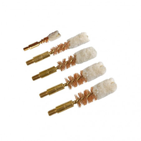 Lot de 5 brosses de nettoyage rapide pour arme calibre .40"/10 mm – Mongoose®