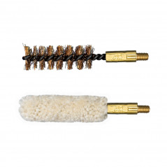 Lot de 2 brosses de nettoyage combinées calibre .40"/10 mm