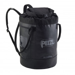 Sac auto-portant Bucket 45 L noir – sac à corde robuste – transport facile