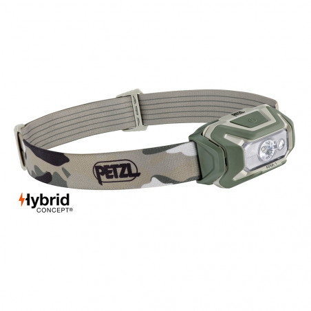Lampe frontale Hybrid Aria 1 noir 350 lumens – robustesse & polyvalence