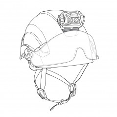 Platine NVG ADAPT ARIA – Fixation Lampe Frontale Casque Militaire
