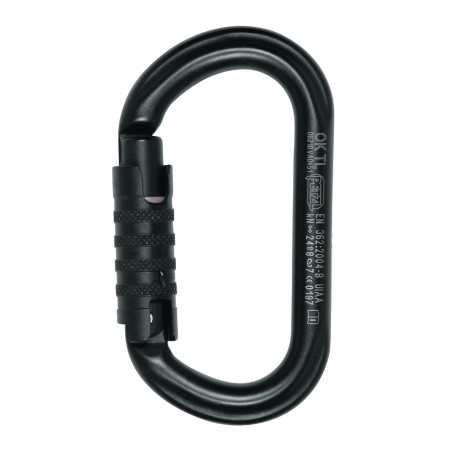 Mousqueton ovale léger OK Triact-Lock – Petzl alu, 25 kN