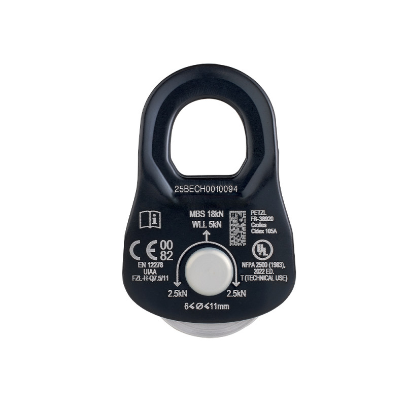 Poulie Petzl RESCUE S – Poulie Compacte Haut Rendement 91% Poulie Petzl RESCUE S – Poulie Compacte Haut Rendement 91%
