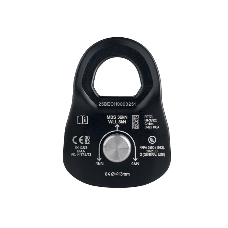 Poulie Petzl RESCUE M – Poulie Haute Résistance 95% Rendement Poulie Petzl RESCUE M – Poulie Haute Résistance 95% Rendement