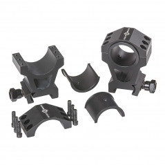 Lot de 2 Anneaux Ø30 mm Extra-haut 40 mm – Sightmark | Montage Optique Tactique