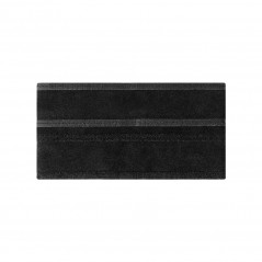 Bandeau de rechange Velcro en cuir noir pour casque anti-bruit