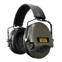 Casque anti-bruit Suprême Pro-X SFA noir – protection auditive électronique pro