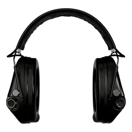Casque anti-bruit Suprême Pro-X Slim noir – protection auditive électronique légère