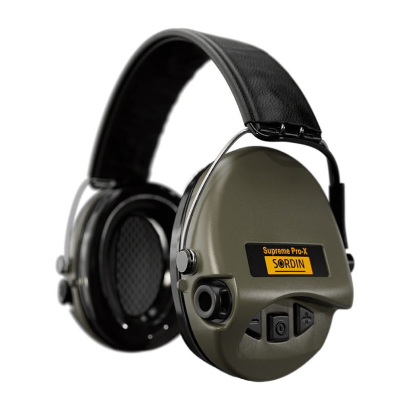 Casque anti-bruit Suprême Pro-X Vert Olive – Protection auditive Pro