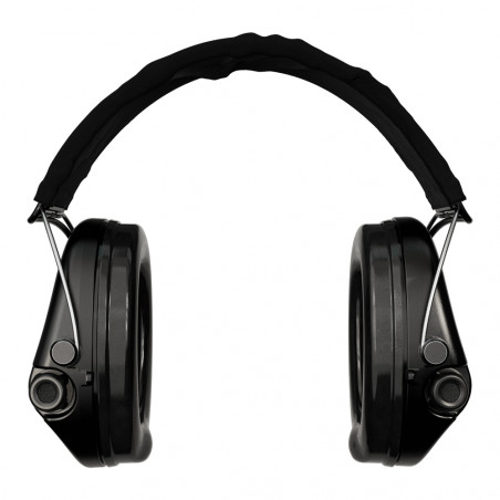 Casque anti-bruit Suprême Pro-X noir serre-tête tissu noir