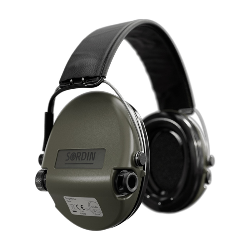 Casque anti-bruit Suprême Pro vert olive – protection auditive électronique Casque anti-bruit Suprême Pro vert olive – protection auditive électronique