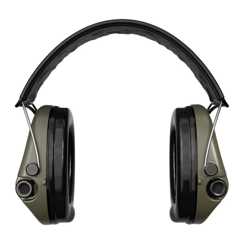 Casque anti-bruit Suprême Pro vert olive – protection auditive électronique Casque anti-bruit Suprême Pro vert olive – protection auditive électronique