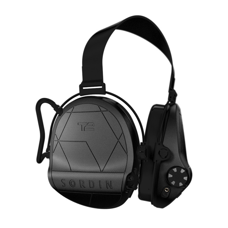 Casque anti-bruit Suprême T2 noir – protection auditive tactique Casque anti-bruit Suprême T2 noir – protection auditive tactique