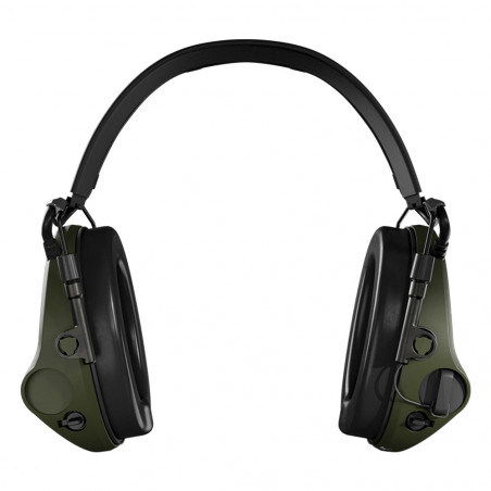 Casque anti-bruit Suprême T2 vert olive – électronique haut de gamme & protection tactique