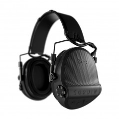Casque anti-bruit Supreme X2 noir gel protection auditive tactique professionnelle
