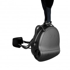 Casque anti-bruit Suprême X2 noir avec serre-nuque tissu noir et anneaux d'hygiène en gel Casque anti-bruit Suprême X2 noir avec serre-nuque tissu noir et anneaux d'hygiène en gel