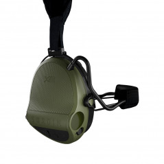 Casque anti-bruit Supreme X2 serre-nuque vert olive gel protection tactique