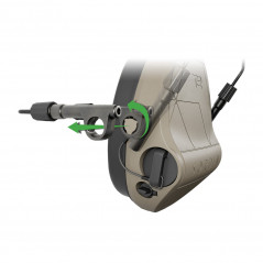 Système de fixation sur casque tactique pour casque anti-bruit Suprême T2/X2 BT Système de fixation sur casque tactique pour casque anti-bruit Suprême T2/X2 BT