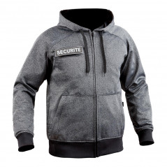Sweat zippé GHOST – Gris/Noir Sweat zippé GHOST – Gris/Noir
