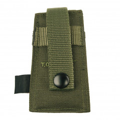 Pochette téléphone vert olive MOLLE – étui utilitaire tactique
