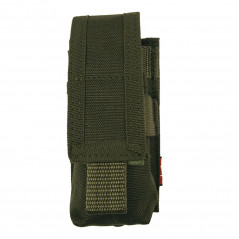 Pochette téléphone MOLLE vert olive – étui ajustable et modulaire