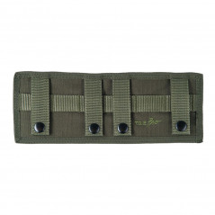 Support auto-agrippant GM vert olive – fixation MOLLE 27×10,5 cm