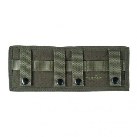 Support auto-agrippant GM vert olive – fixation MOLLE 27×10,5 cm