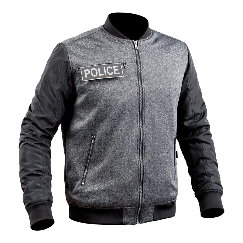 Blouson GHOST Gris/Noir – Intervention & Sécurité, Polyester 100 % Blouson GHOST Gris/Noir – Intervention & Sécurité, Polyester 100 %