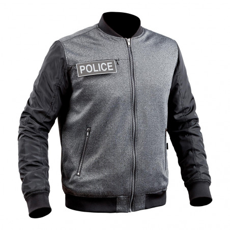 Blouson GHOST Gris/Noir – Intervention & Sécurité, Polyester 100 %