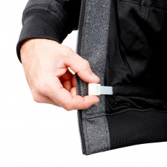 Blouson GHOST Gris/Noir – Vêtement intervention 100 % polyester, finitions renforcées Blouson GHOST Gris/Noir – Vêtement intervention 100 % polyester, finitions renforcées