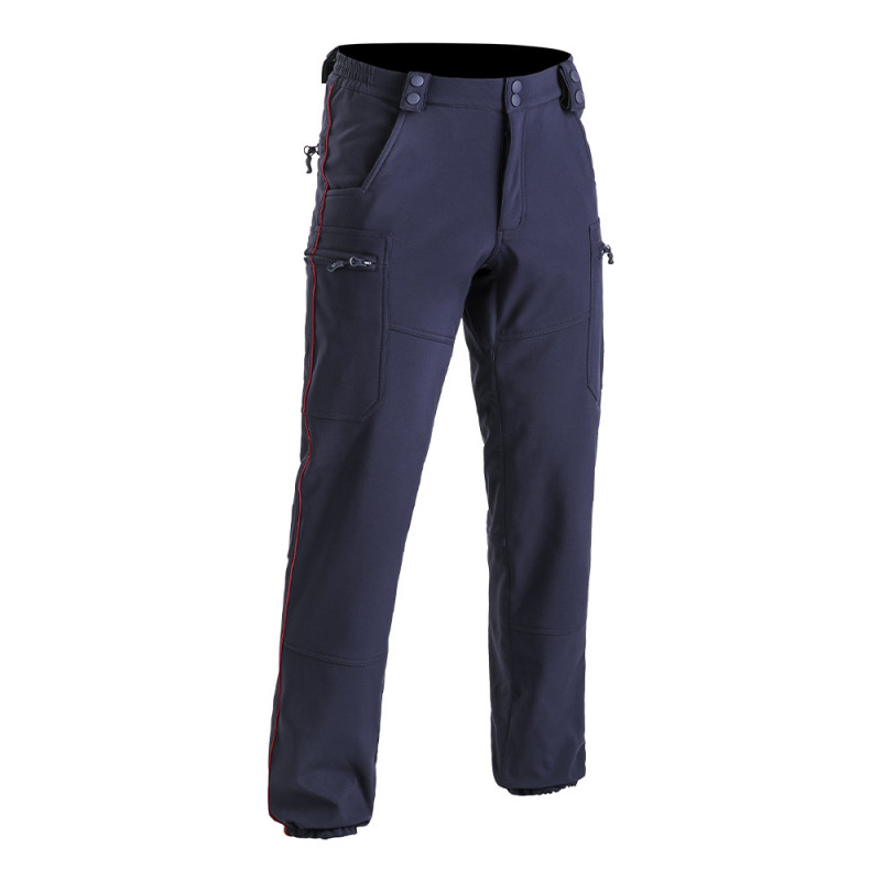 Pantalon SWAT Softshell ASVP P.M. ONE bleu marine – déperlant & respirant