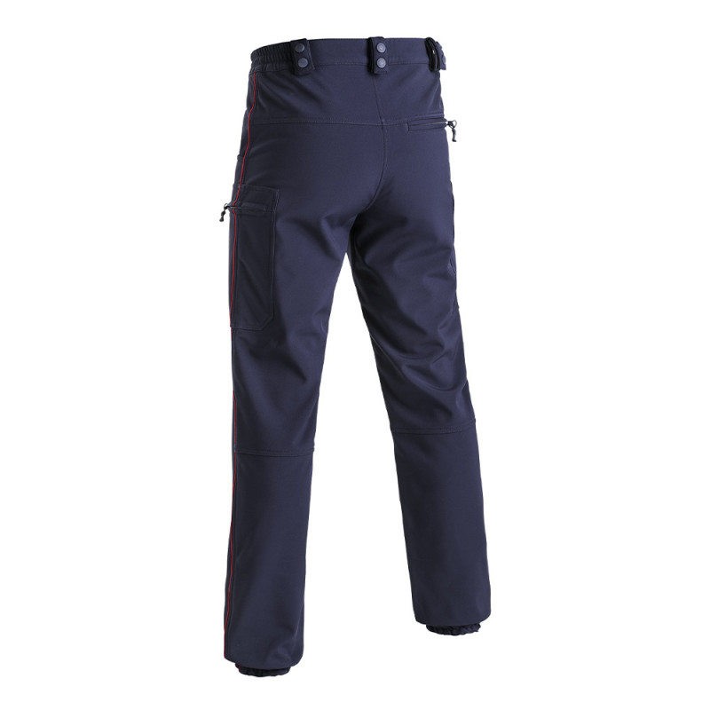 Pantalon SWAT Softshell ASVP P.M. ONE bleu marine – déperlant & respirant