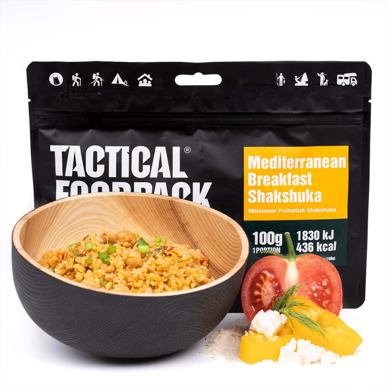 Ration de survie petit-déjeuner méditerranéen – Shakshuka Ration de survie petit-déjeuner méditerranéen – Shakshuka