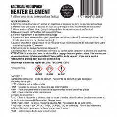 Réactif chauffant sans flamme Tactical Heater Element – chauffage repas terrain