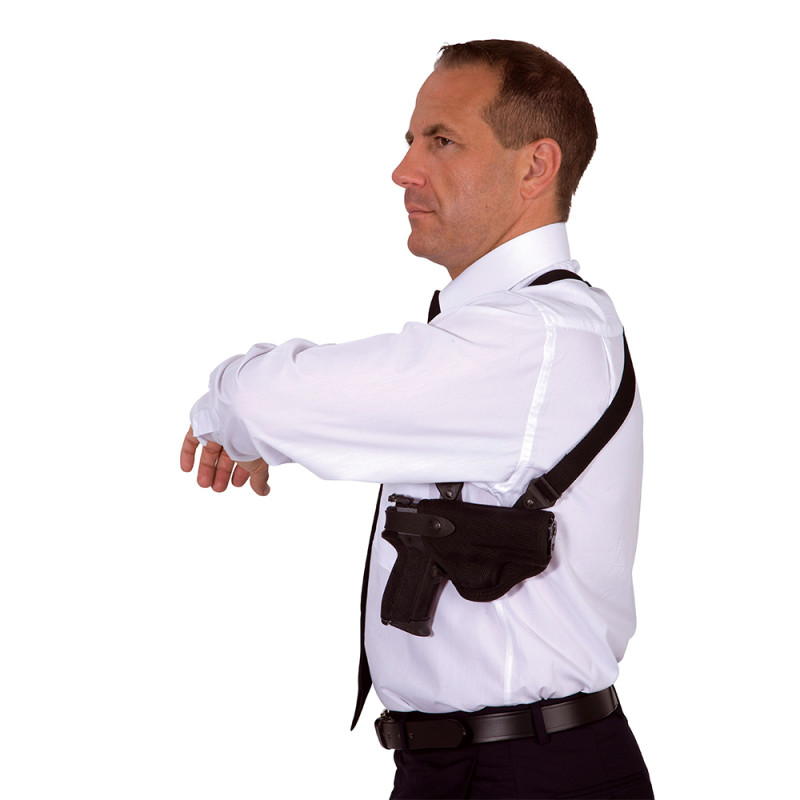 Holster d'épaule droitier Cordura FO203 noir – SIG SAUER / Beretta 8000 / Tanfoglio Holster d'épaule droitier Cordura FO203 noir – SIG SAUER / Beretta 8000 / Tanfoglio