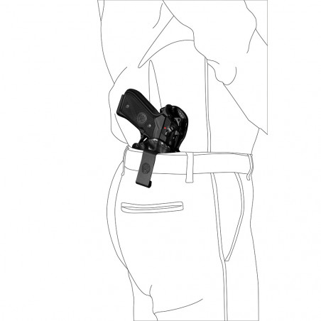 Holster ambidextre inside Cordura® IA265 – Noir