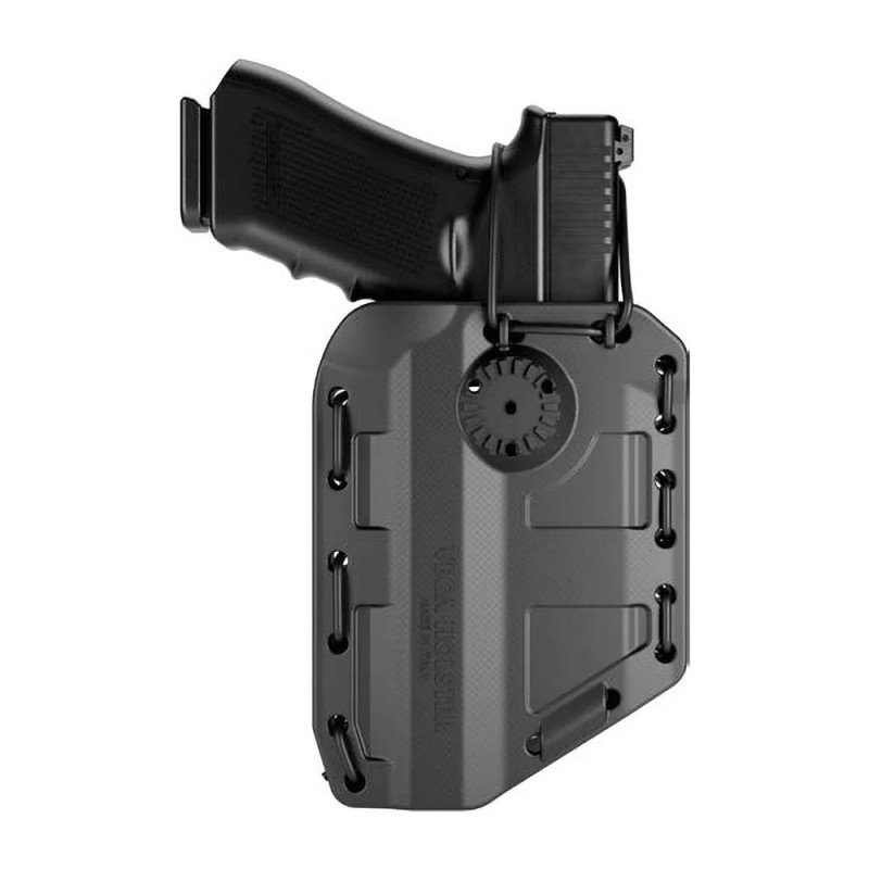 Holster Ambidextre BUNGY 8BL10 Noir – Arme avec Lampe/Laser MOLLE Holster Ambidextre BUNGY 8BL10 Noir – Arme avec Lampe/Laser MOLLE