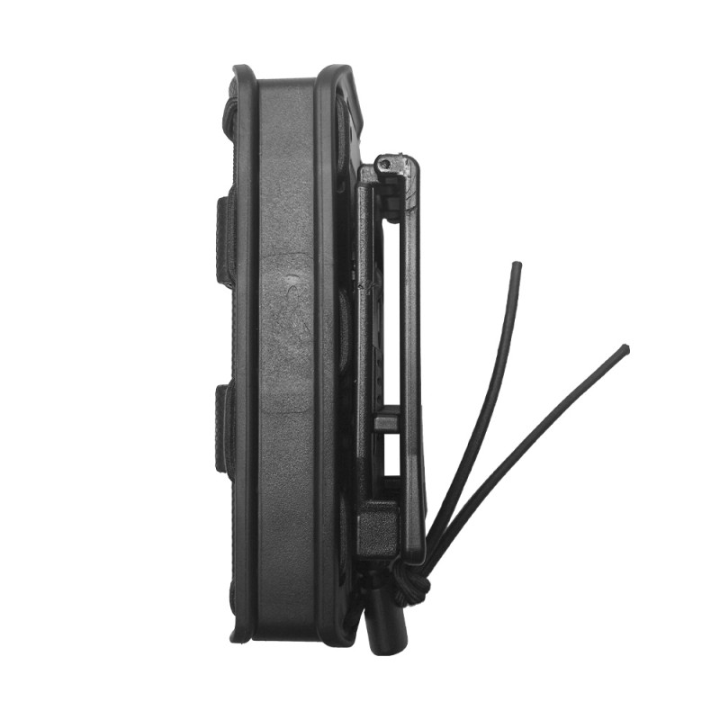 Porte-bâton télescopique 16 – 28″ Bungy 8BL16 noir – tactique & robuste