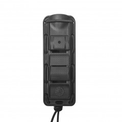 Porte-bâton télescopique 16 – 28″ Bungy 8BL16 noir