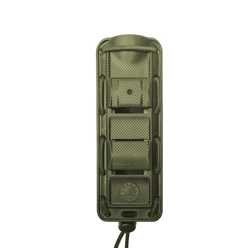 Porte-bâton télescopique 16 – 28″ Bungy 8BL16 vert olive – tactique & robuste
