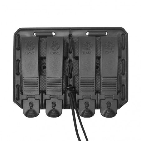 Porte-chargeur double côté à côté Bungy 8BL17 noir pour M4/AR15