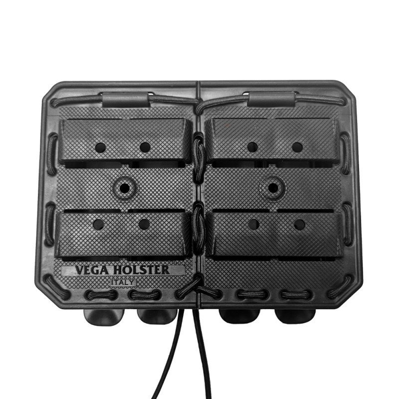 Porte-chargeur double Bungy 8BL17 noir pour M4/AR15 – transport chargeurs