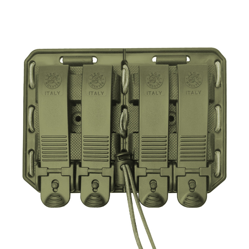 Porte-chargeur double Bungy 8BL17 vert olive pour M4/AR15 – tactique