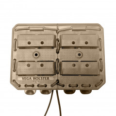 Porte-chargeur double côté à côté Bungy 8BL17 tan pour M4/AR15