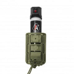 Porte-aérosol 50/75/100 ml Bungy 8BL18 vert olive