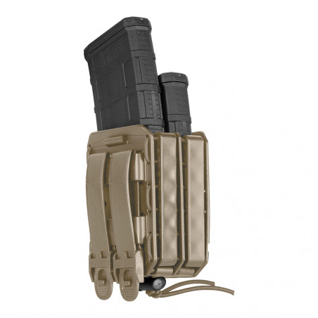 Porte-chargeur double Bungy 8BL04 Tan – Fixation M.O.L.L.E. pour M4/AR-15