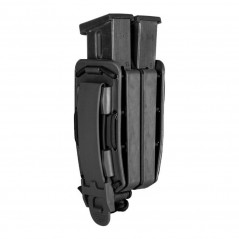 Porte-chargeur double Bungy 8BL02 Noir – M.O.L.L.E. pour pistolet | PROS-F.A.S