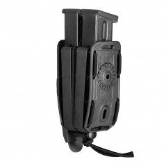 Porte-chargeur double Bungy 8BL02 – Noir | Fixation M.O.L.L.E. pour pistolet automatique