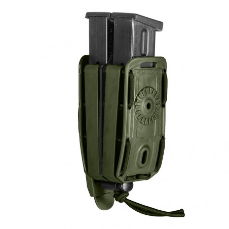 Porte-chargeur double Bungy 8BL02 Vert olive – M.O.L.L.E. pour pistolet